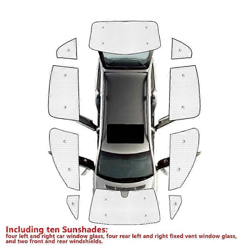 Για Subaru Forester SK 2018~2023 Mk5 Πλήρεις Καλύψεις Σκίαστρα Παρμπρίζ Παράθυρα Shaby Visor Αξεσουάρ Αυτοκινήτου 2019 2020 2021 2022