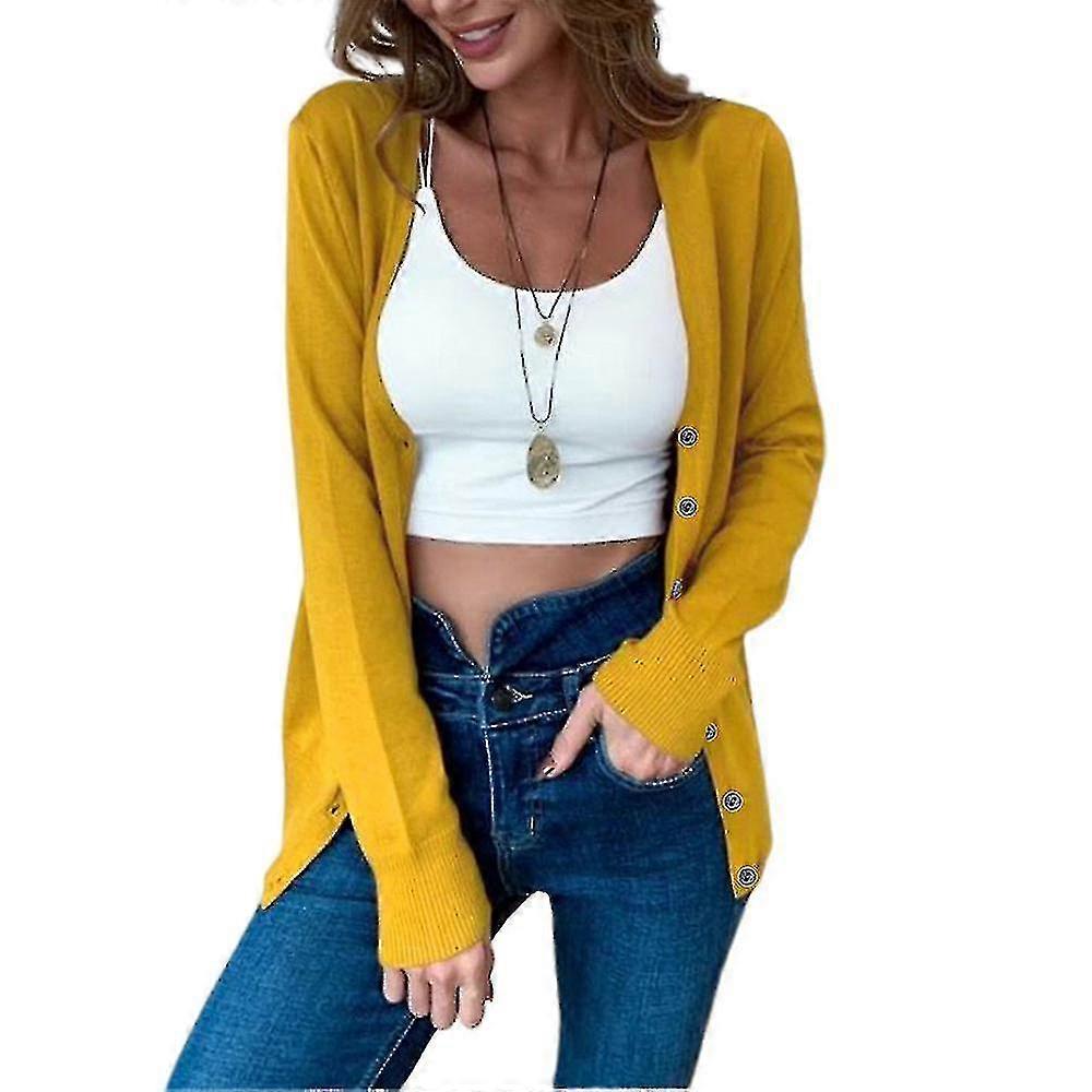 Damen Dünne Strickjacke Tw