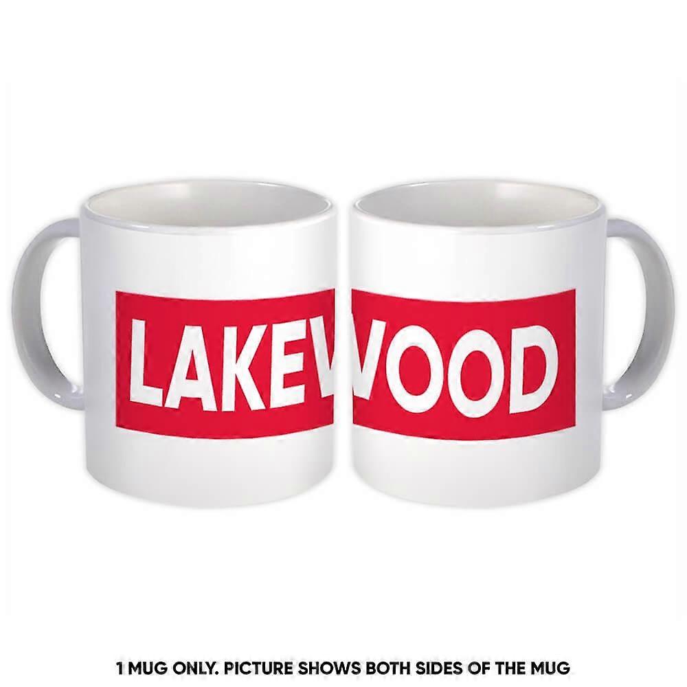 Gift Mug: Elizabeth New Jersey Red