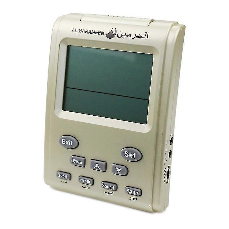Ha-3011 Azan Mosque Digital Clock Tabletop Clock Adjustable With Lcd Screen