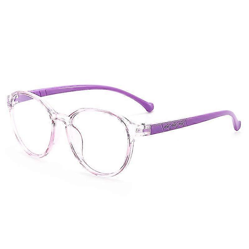 Blue Light Blocking Frame Glasses For Kids, Purple, 127mm