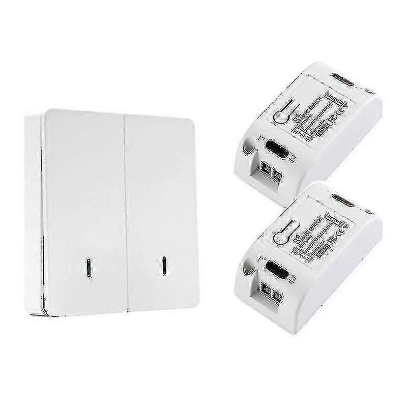 Wireless Light Switch And Receiver Kit For Led Bulbs, Ceiling Lights,lamps