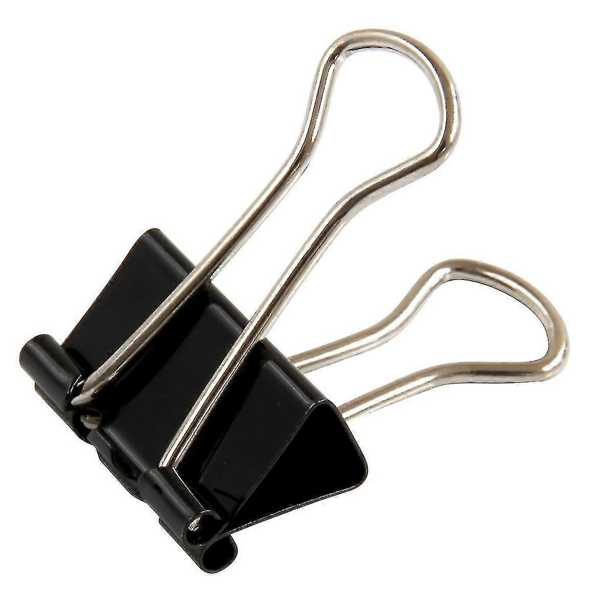 24 Pieces 32 Mm Black Paper Clips