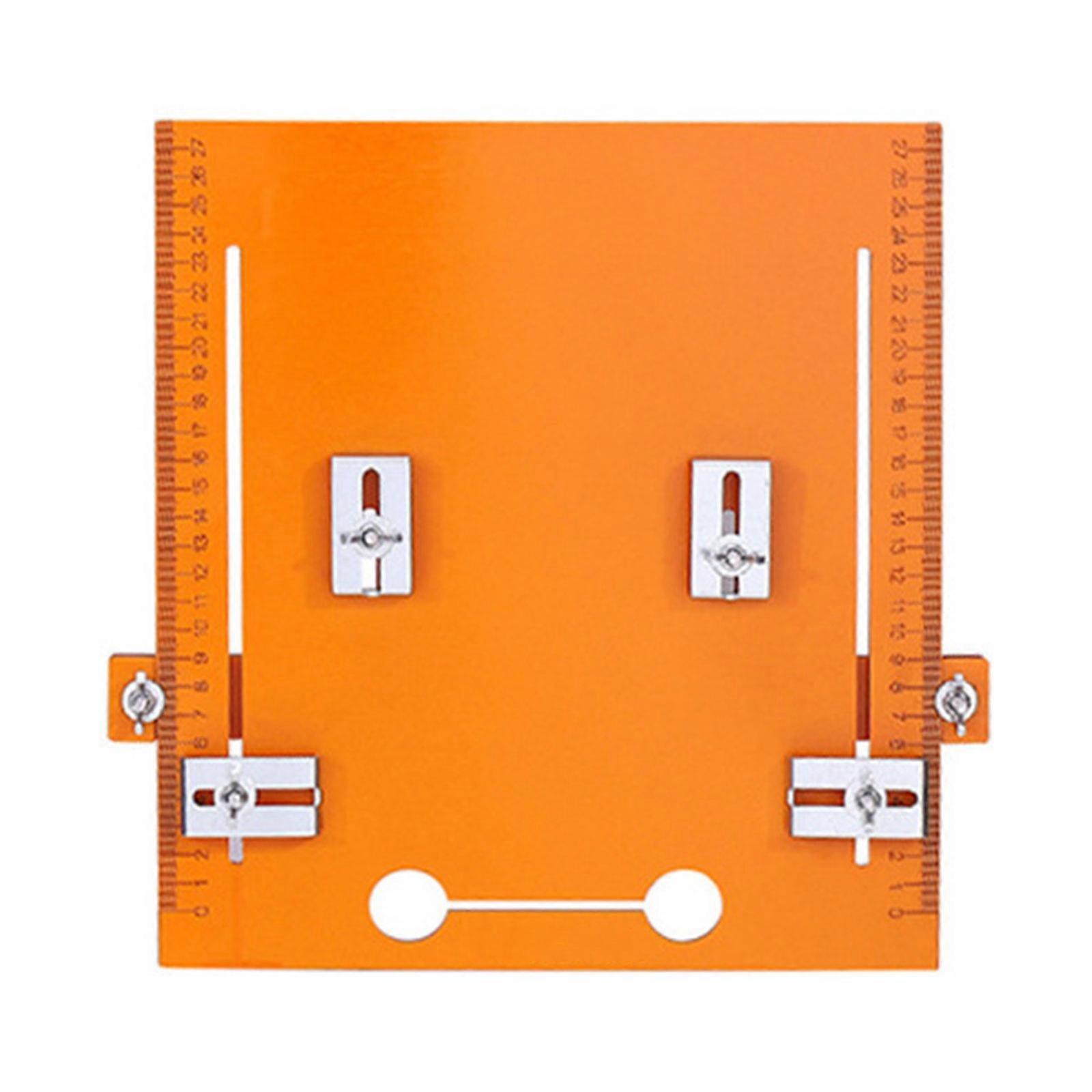 Lightweight Triangle Ruler with Clear Scale Bottom Board for Woodworking Tool