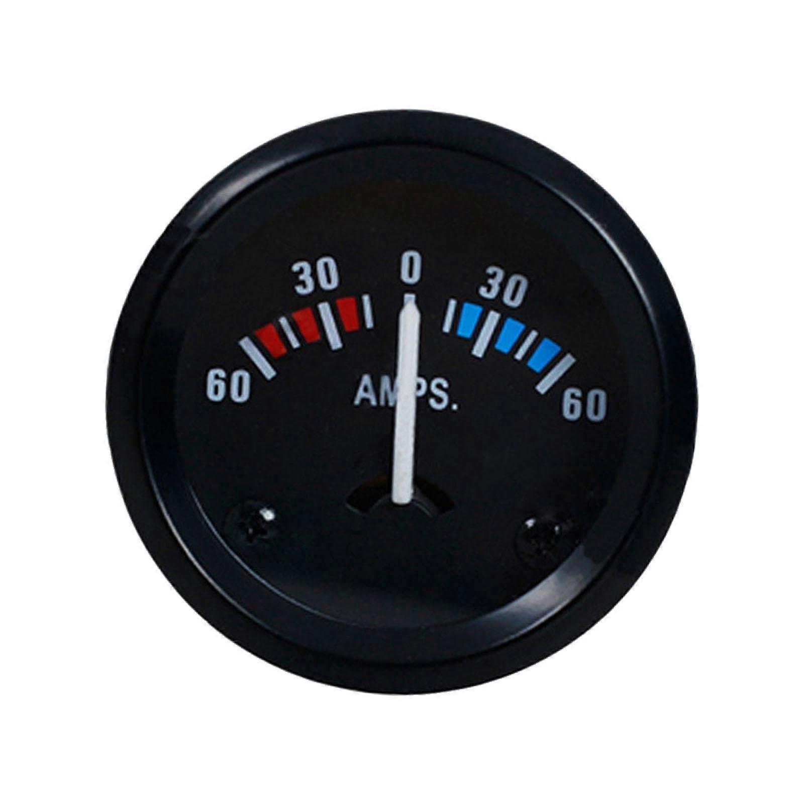 Generic 12V Universal Car Gauge High Performance Replace Parts Clear Display Ammeter