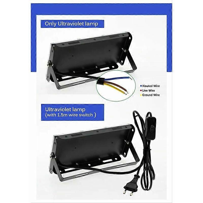Dissolve 40 W Lumière noire, IP66 étanche, lumière noire pour bal, lumière noire pour scène, aquarium, peinture corporelle, affiche fluorescente, lumière néon (2 paquets Dissolve 40 W Lumière noire, IP66 étanche, lumière noire pour bal, lumière noire pour scène, aquarium, peinture corporelle, affiche fluorescente, lumière néon (2 paquets