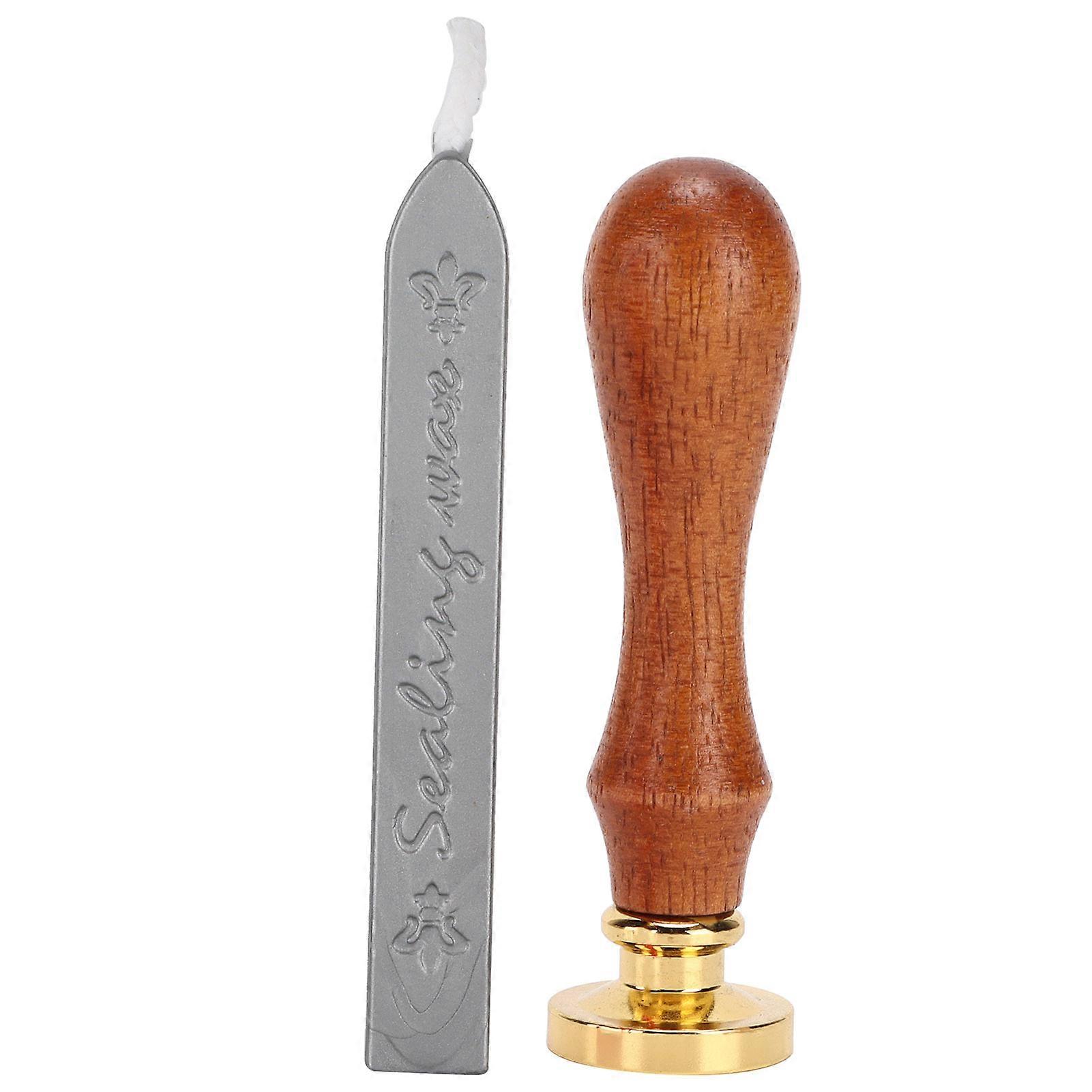 Wax Seal Stamp Kit Clear Pattern Simplicity DIY Classic Sealing Kit for Envelopes Invitations Wedding EmbellishmentSilver Little Prince