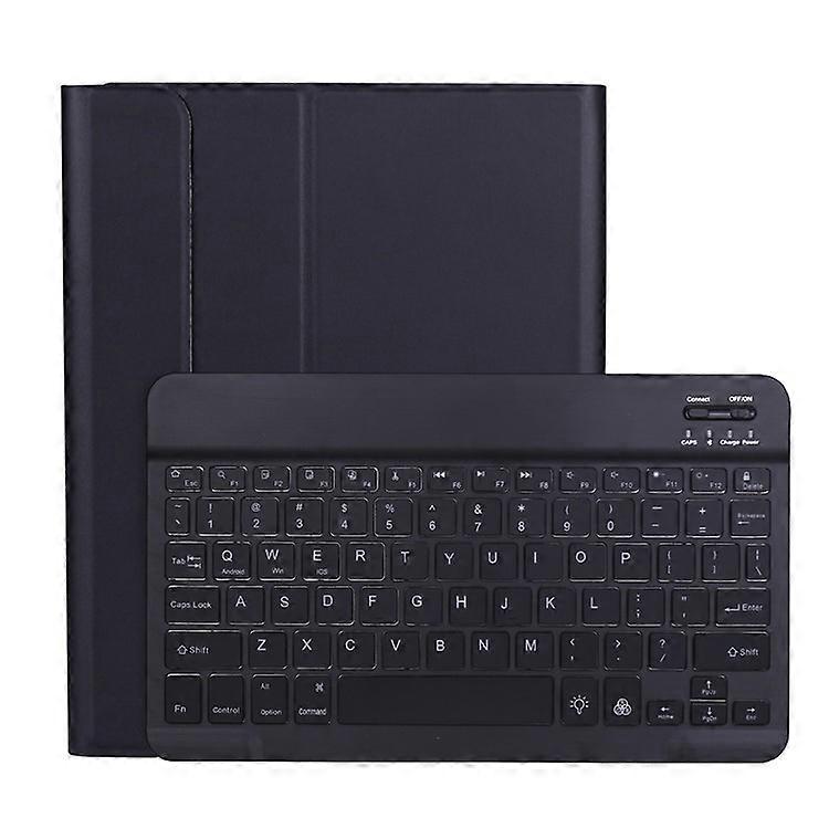 A11BS 2 in 1 Backlight ABS Bluetooth Keyboard Leather Tablet Cover with Pen Slot Compatible For iPad Pro 11-inch (2020)