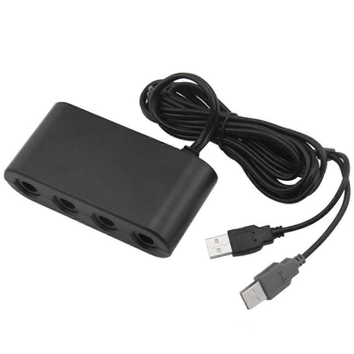 3 in 1 Controller Adapter for GameCubes Controller 4 Port Adapter for to U Switch USB Converter Sup