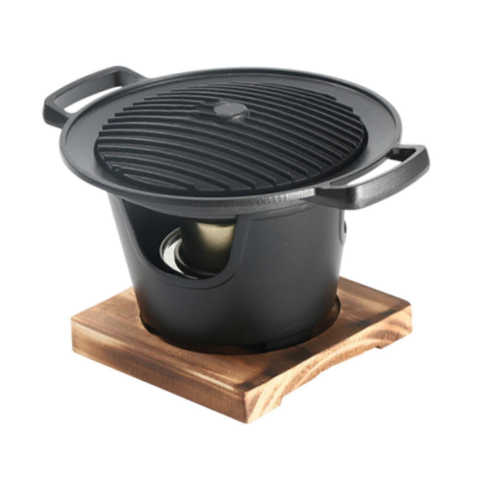ミニ火鉢グリル卓上取り外し可能なグリルプレートホーム日本のバーベキューグリルスタイルA