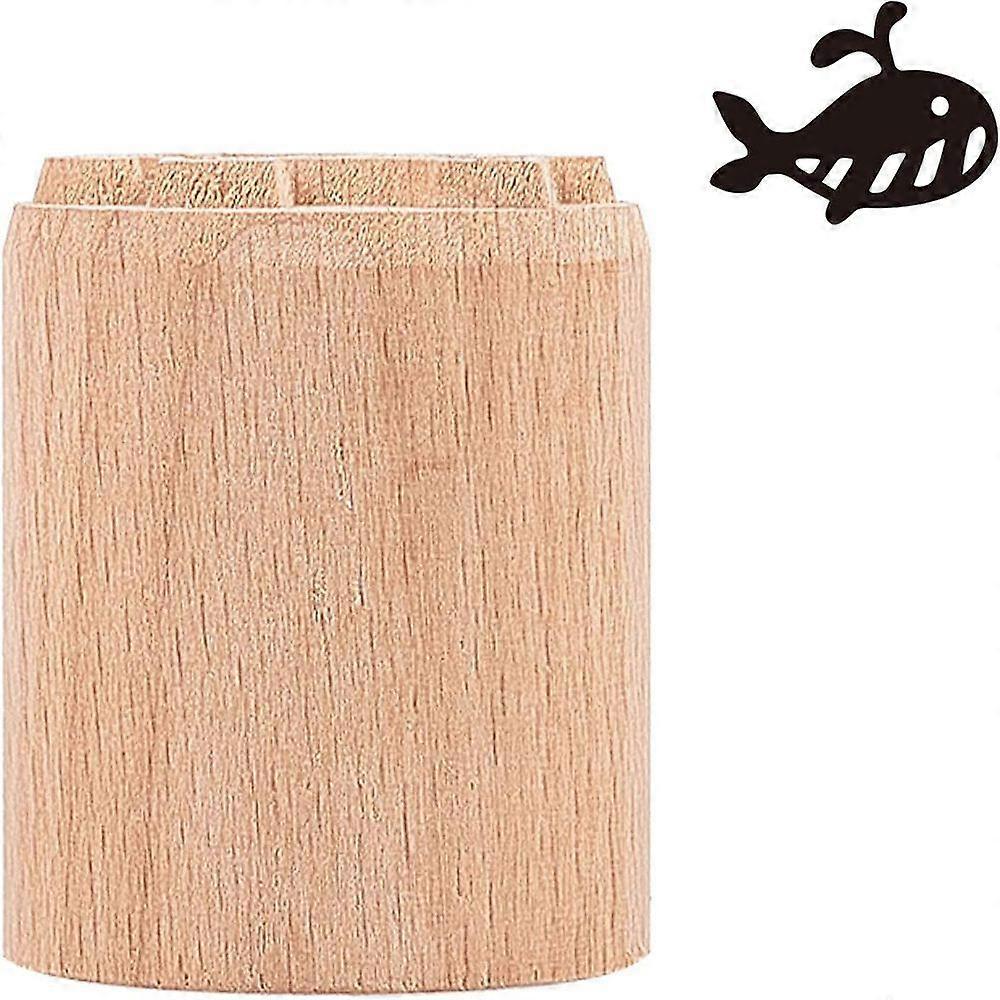 Wood Wax Seal Stamp Fish Pattern 35mm