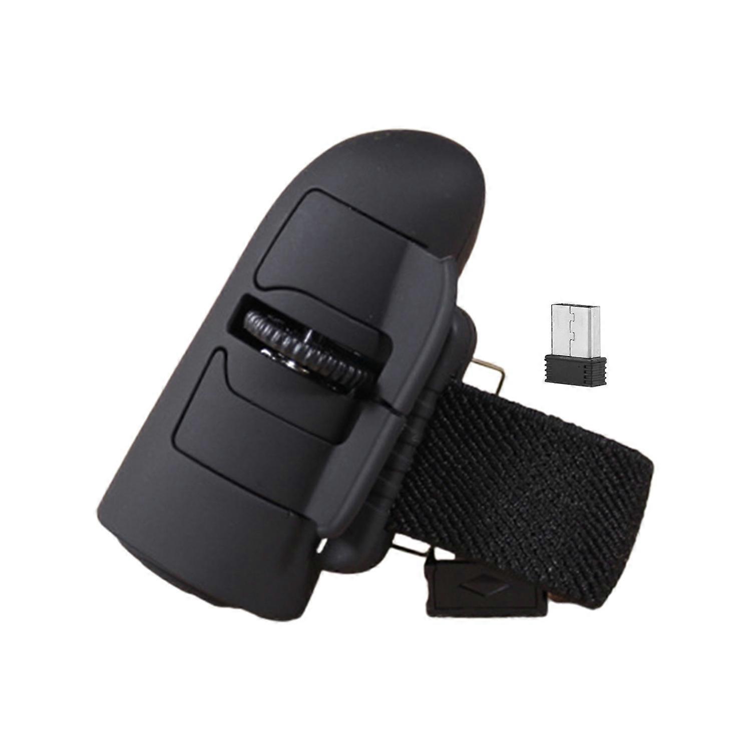 Wireless Finger Rings Mouse 2.4G USB Lightweight Portable Reduce Keyboard Mouse Time for Laptop