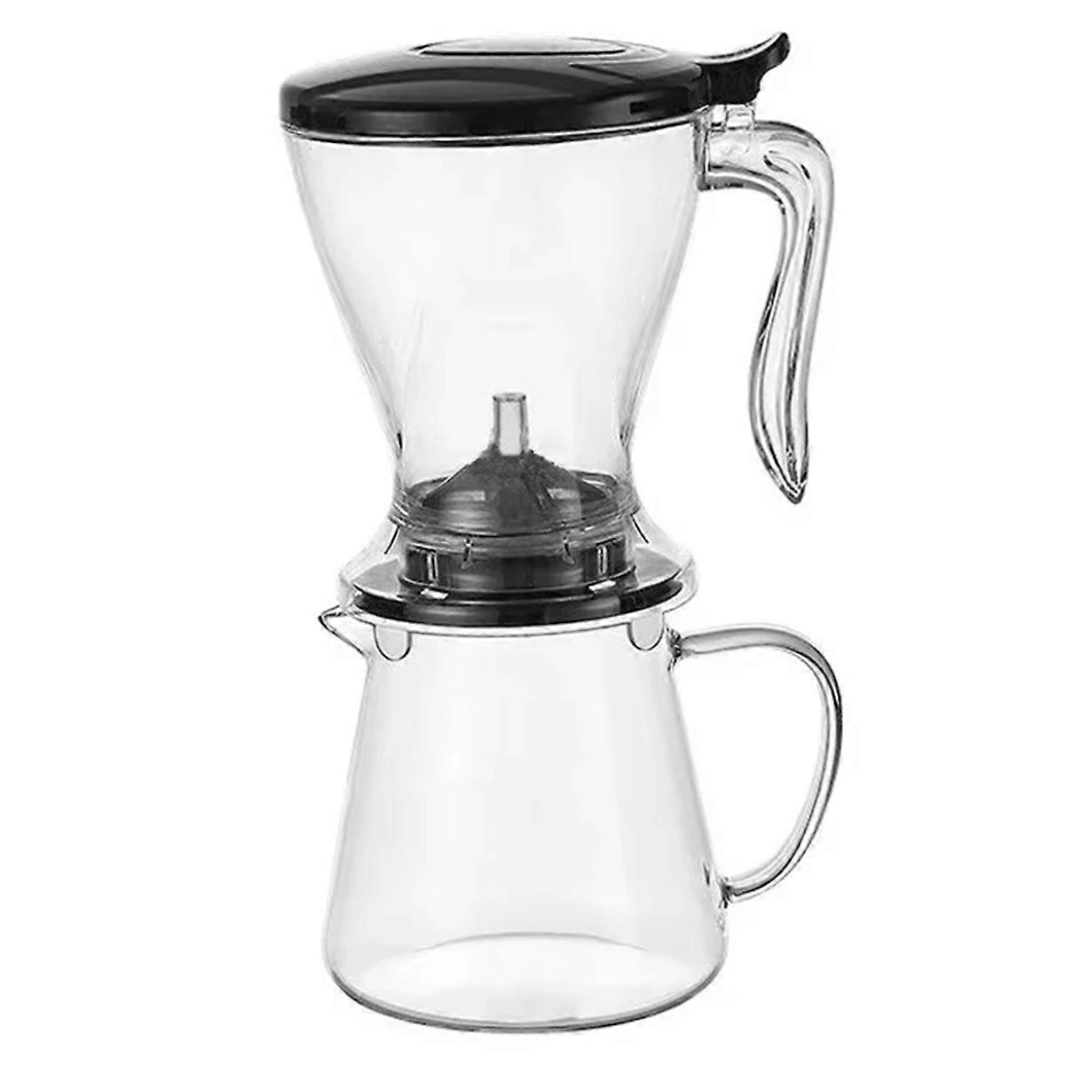 Large-Capacity Coffee Filter Cup with Lid - Hand Brew Drip Coffee & Tea Infuser, Espresso Pot, Ideal for Ice Drinks