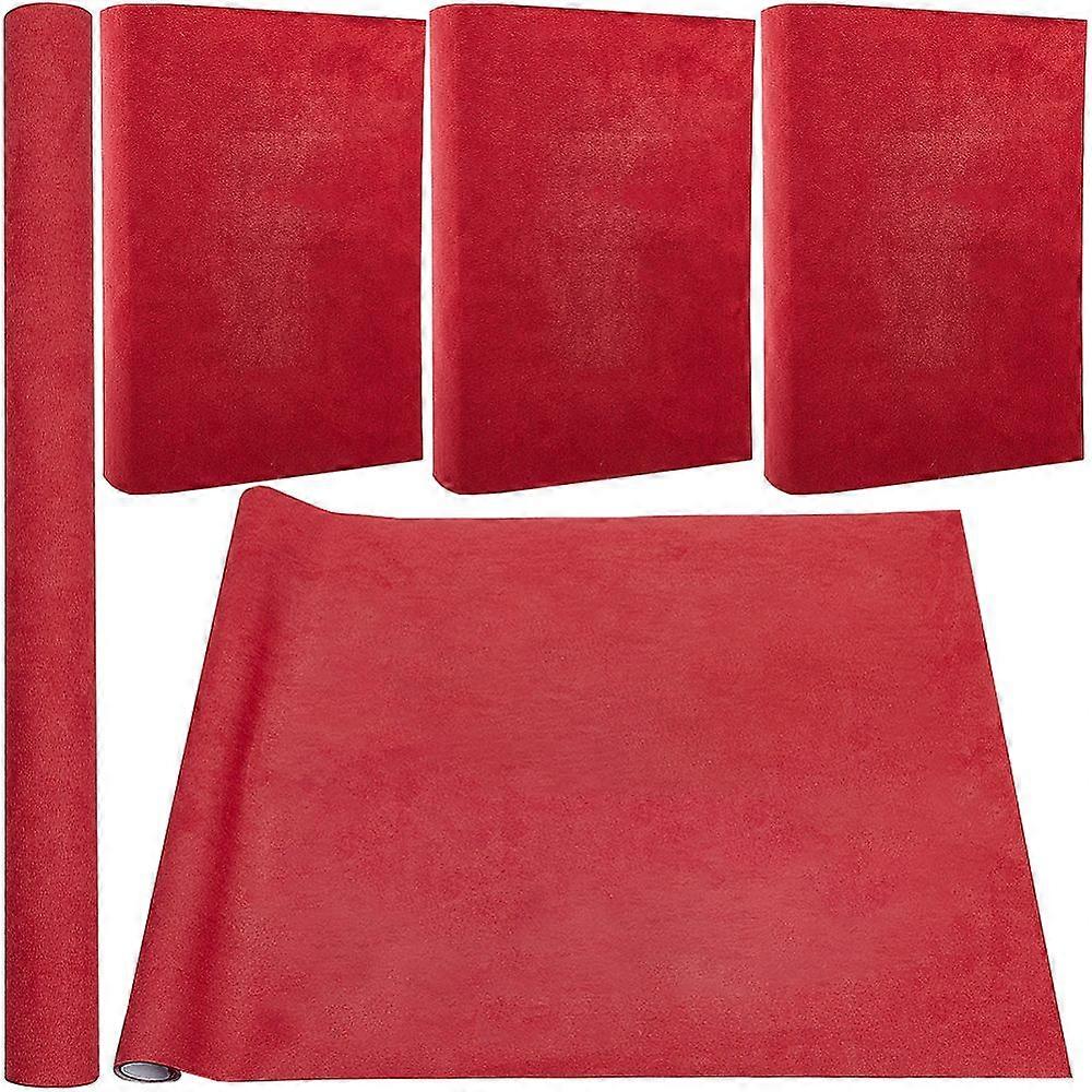 1pc 59 x 16.9inch Suede Book Cloth Red for A3-A8 Books Binding Fabric Surface Paper Backed Bookcover Books Album Scrapbooking Archival DIY Covering Pr