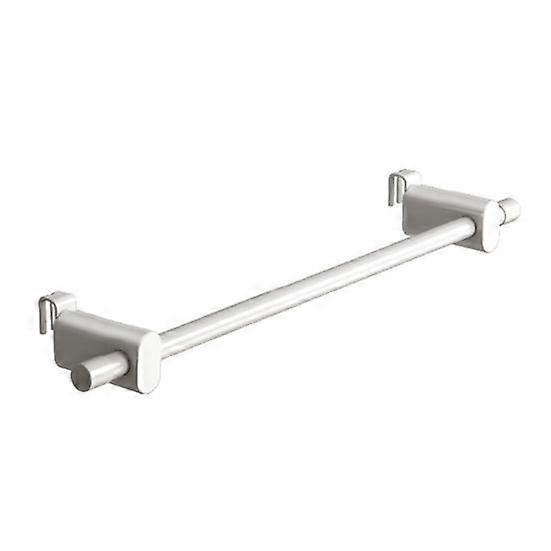 Clothes Drying Rack for Radiators 0.3-2m Carbon Steel Dual Poles Easy No-Drilling Installation Rust-Resistant