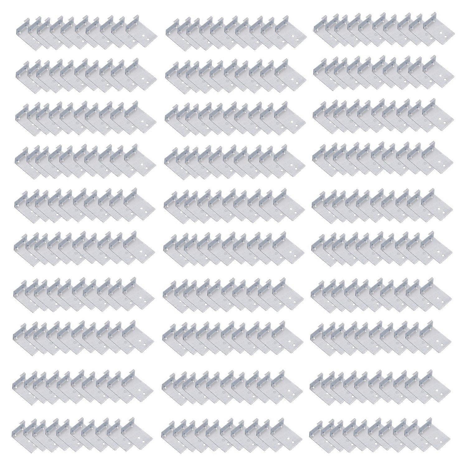 300PCS Installation De Porte Pièces De Fixation Cadre De Porte En Bois Coin Assistant Support Tumulus En Acier Inoxydable
