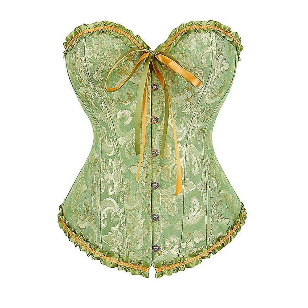 Lace Up Boned Corset, Overbust Corset, Bustier