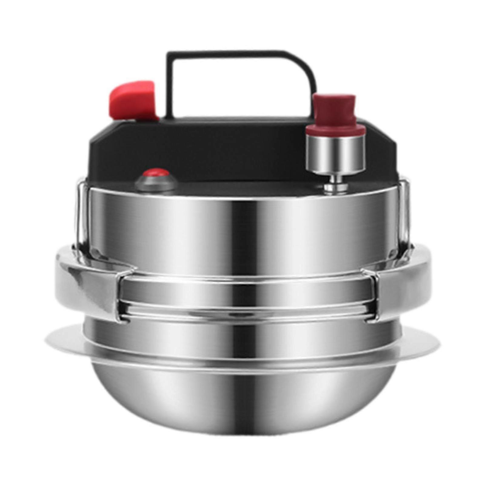 Mini tryckkokare i rostfritt stål, 304, för hushåll, familjerestaurang, 0,8 l