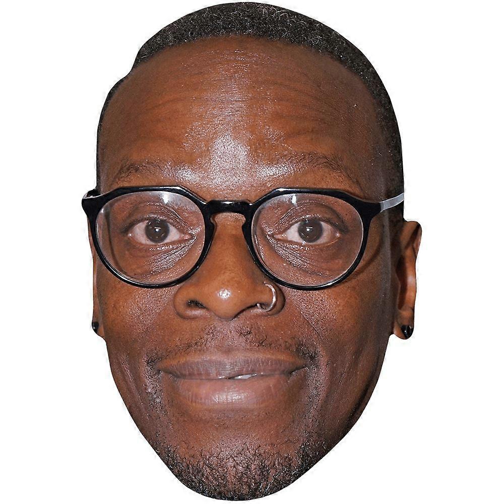 Paul Leveridge (Glasses) Celebrity Mask, Flat Card Face