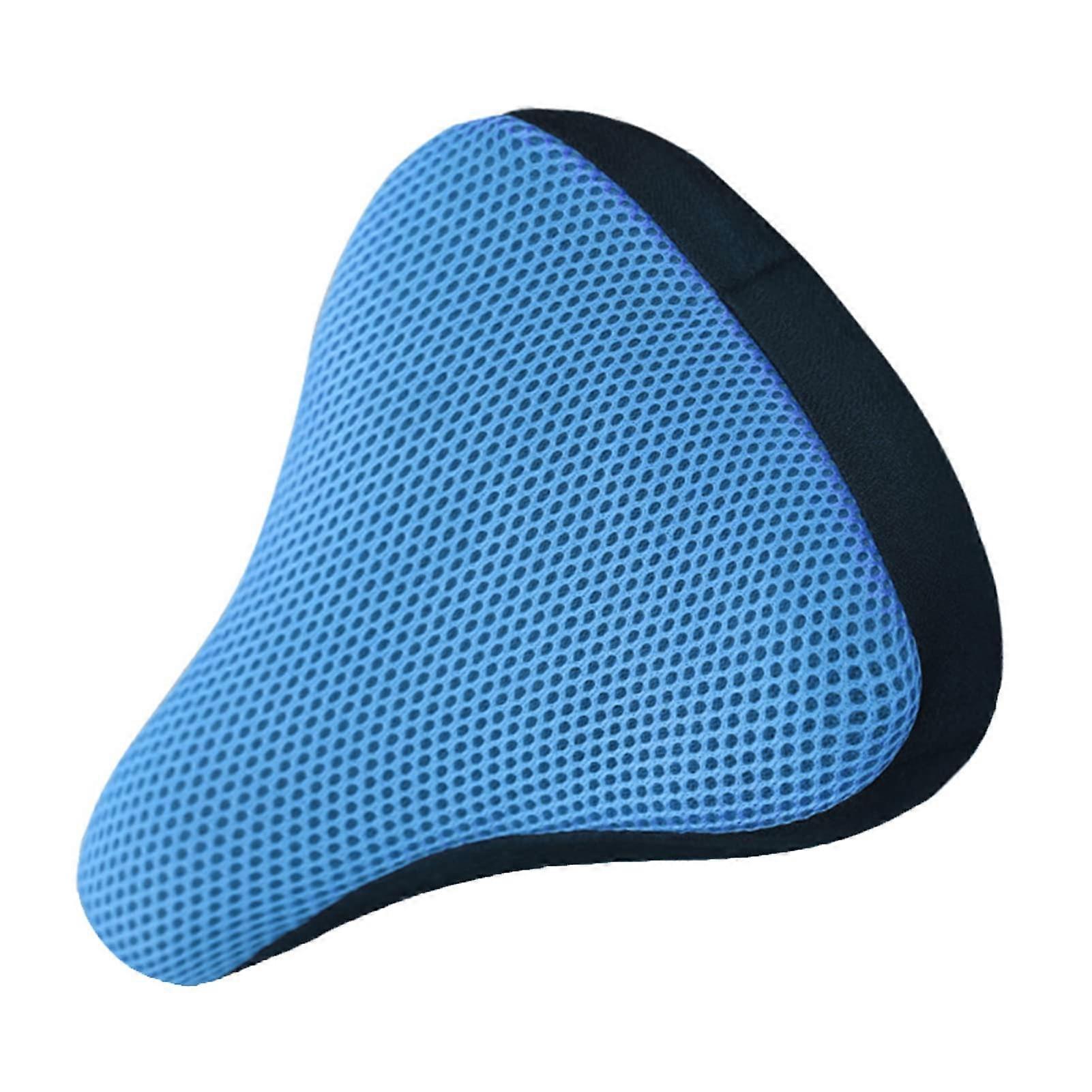 Thickened Bicycle Seat with Honeycomb Breathable Design for Mountain, Road, and Hybrid Bikes, Comfortable Padding
