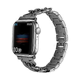 For Apple Watch Cowboy Chain Apple Watch Band, Stainless Steel Metal Wristband Replacement for iWatch SE Series 8/7/6/5/4/3/2/1