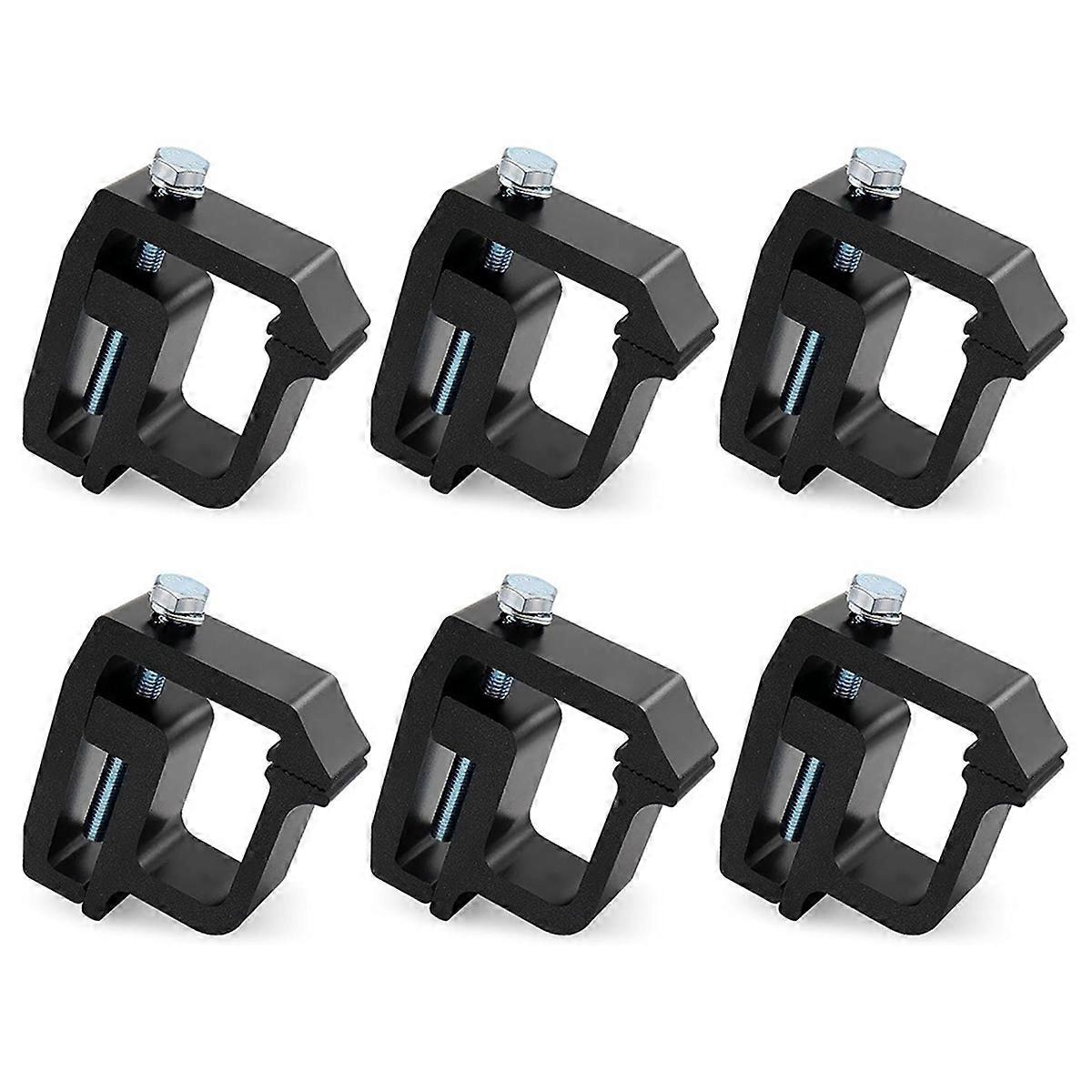 Truck Cap Mounting Clamps, Heavy Duty Shell Clamps for 1500/2500/3500, for Black
