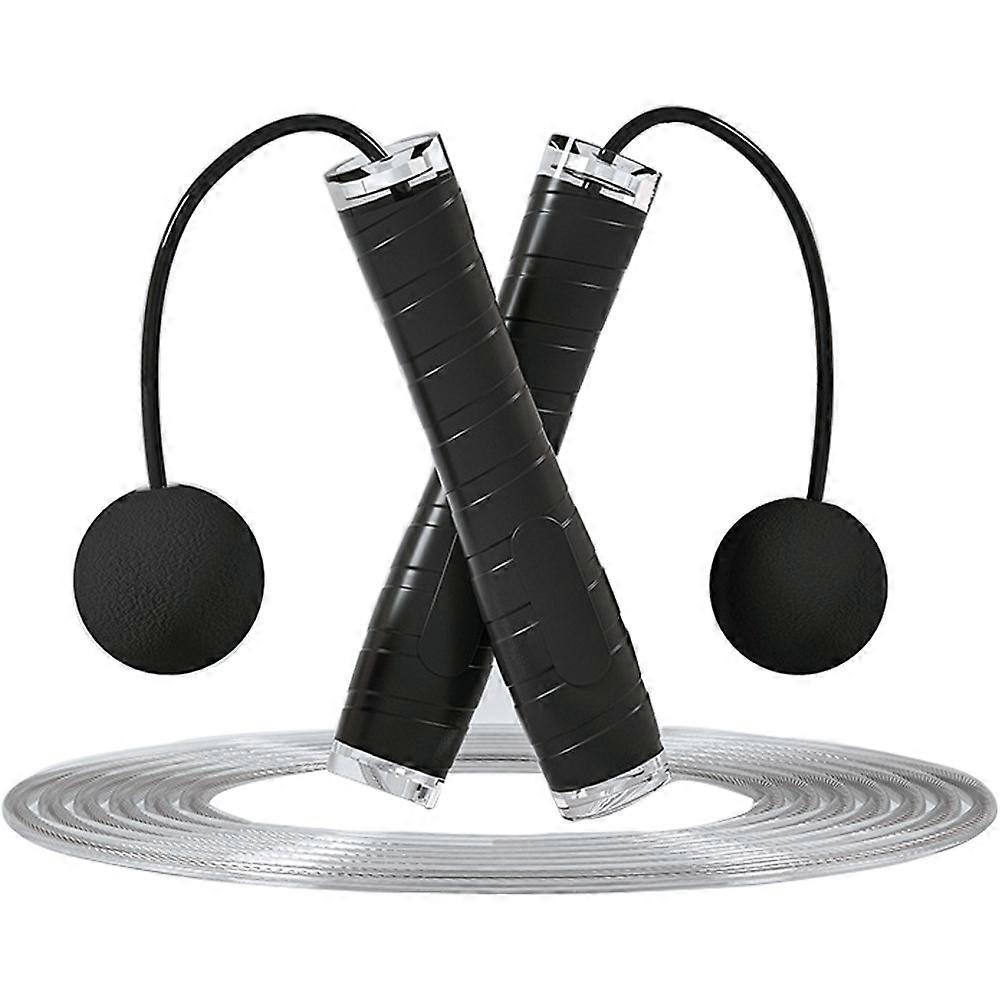 Cordless Jump Rope for Fitness, Adjustable Jump Rope for Workout, Silicone Handle with Ball Bearing