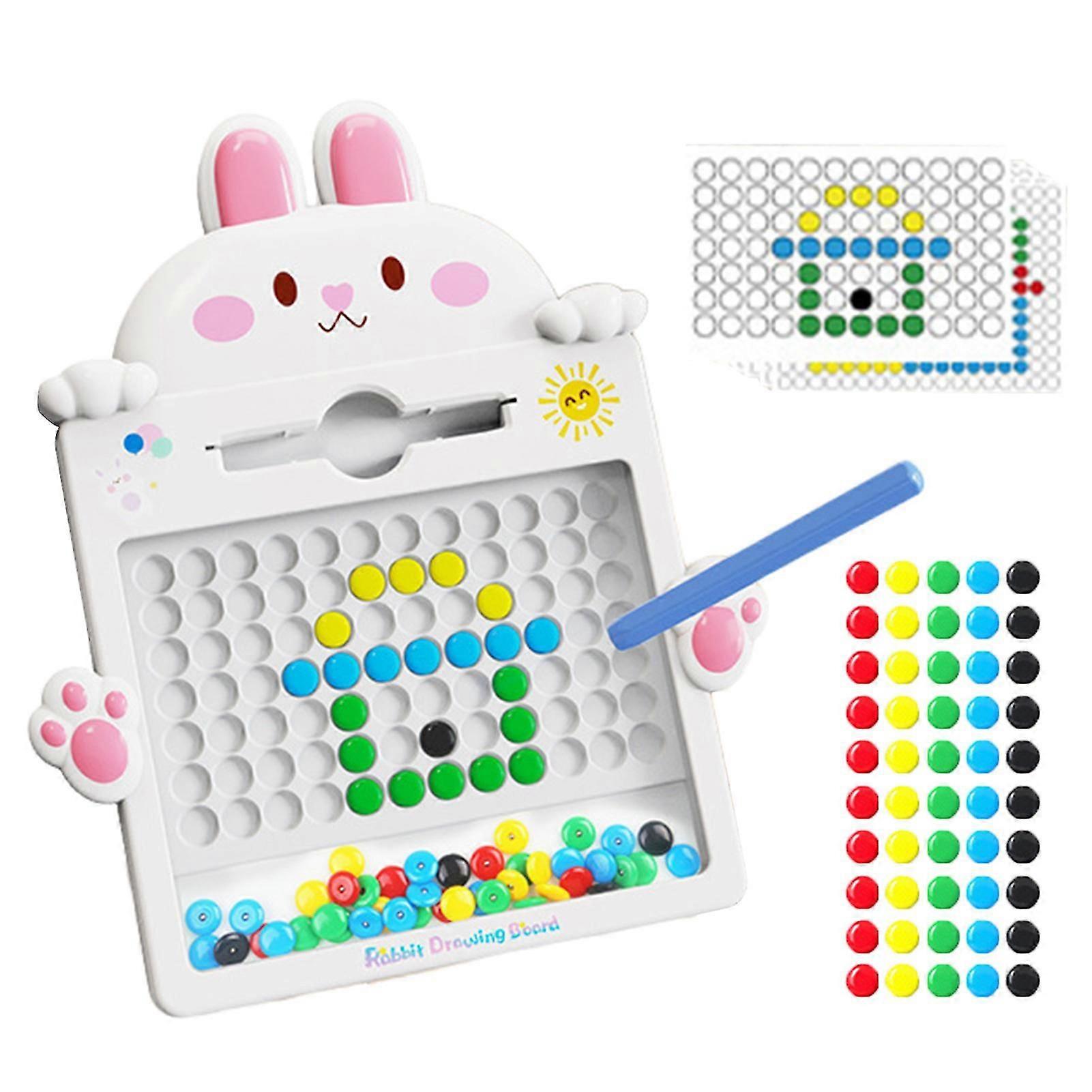 Rabbit Magnetic Drawing Board Fun Learning Toy Develops Imagination Cognitive Skills Painting Board For Kids