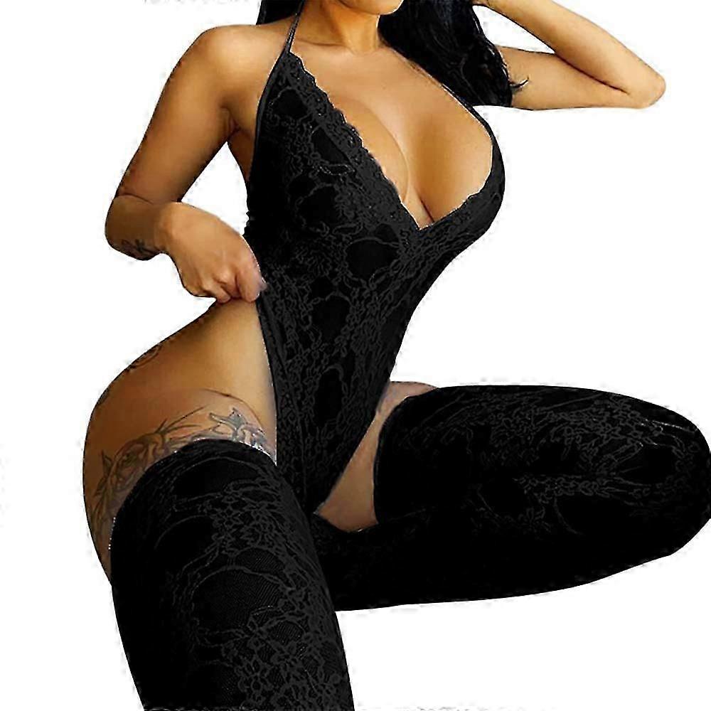 Lady Szexi fehérnemű Csipke fehérnemű Bodysuit