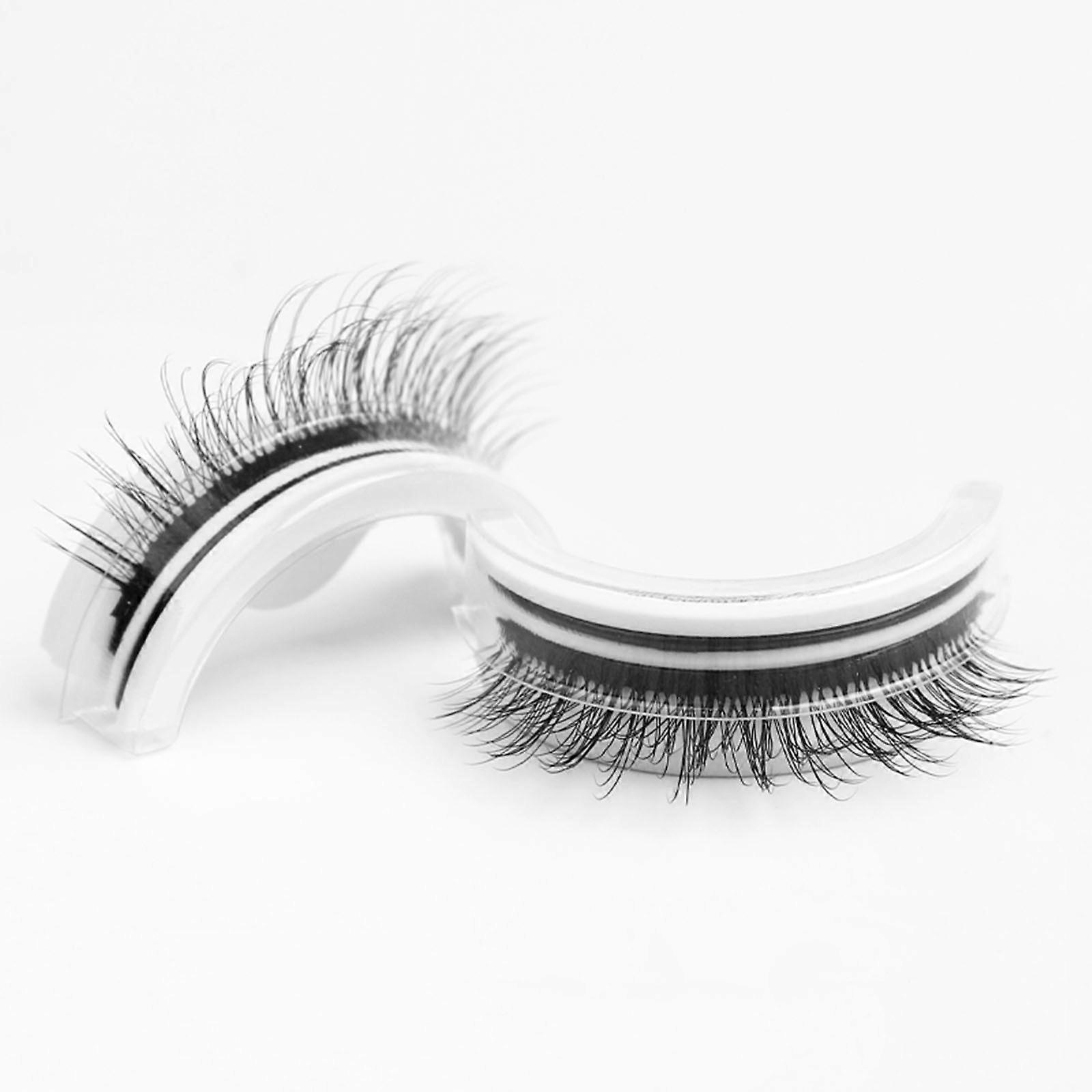 3d False Eyelashes Three-dimensional Self-adhesive Eyelashes-border Crystal Box Glue- False Eyelashes Curling Simulation Natural False Eyelashes