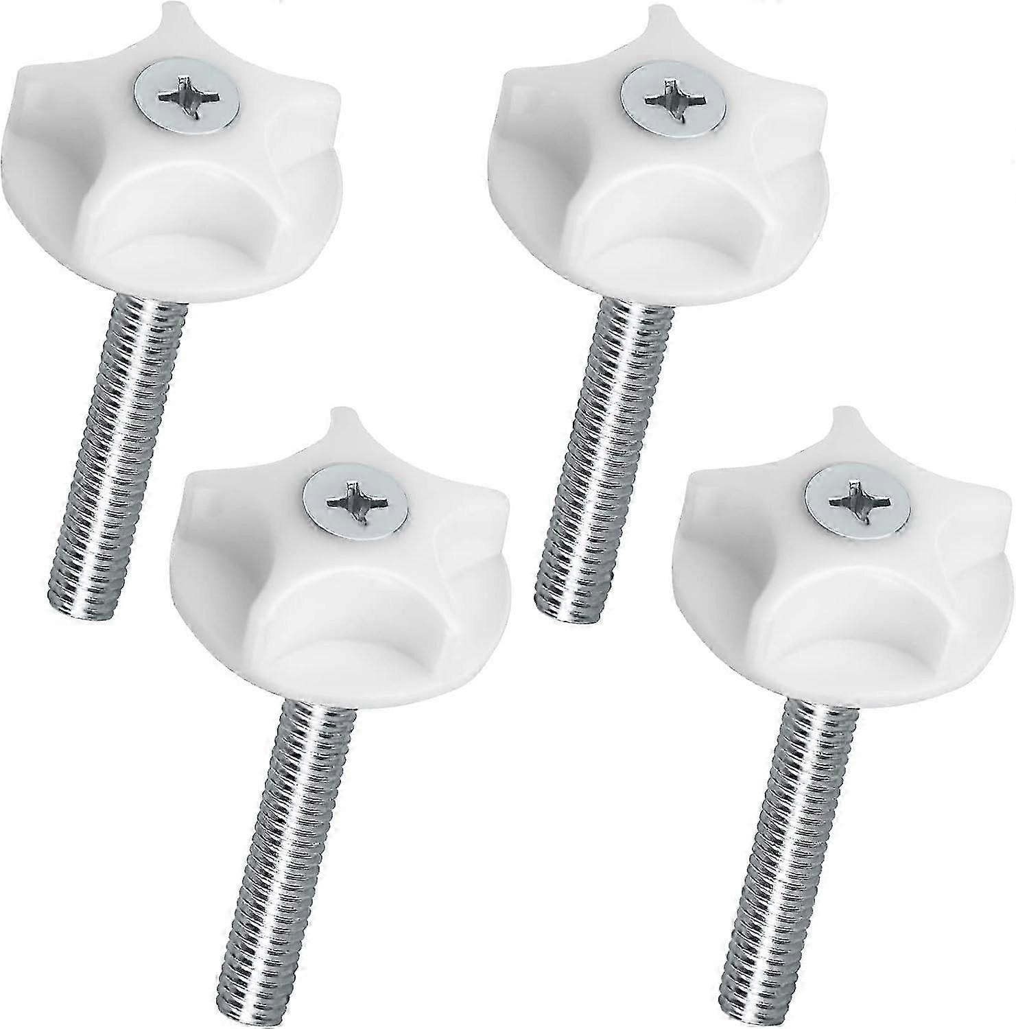 4個のヘッドボードボルトM8ヘッドボード固定具ベッドボルトヘビーヘッドボードネジとワッシャー