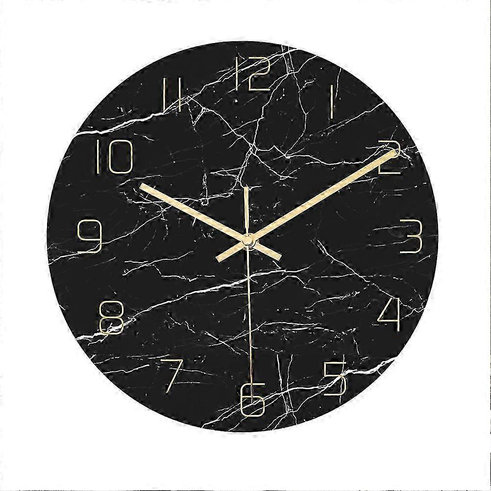 Wall Clocks Marble Hanging Clock Marble Clock Modern Decor Household Clock Acrylic Wall Clock Marble Wall Clock
