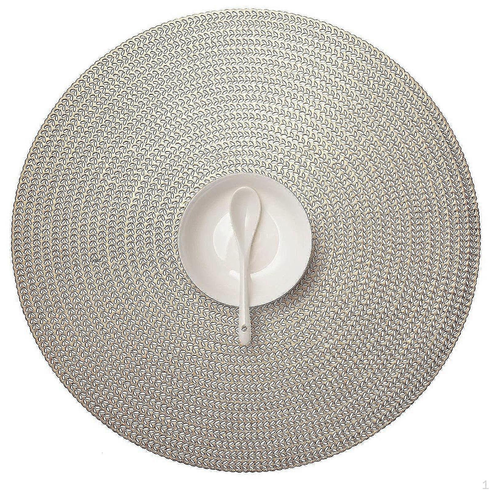 Braided Dining Mat for Table Setting Washable Heat Resistant Pad
