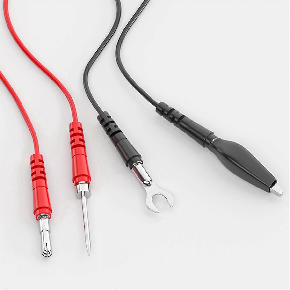 Multimeter Test Leads Kit Replacement Test Wire Set Alligator Clips Banana Plugs Test Probes Banana Plugs for Multimeter