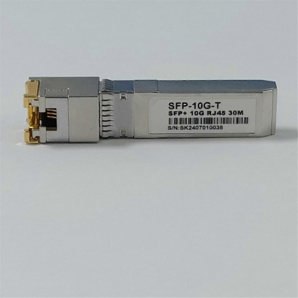 10G SFP + to Rj45 30m Self-Adaption 10G/5G/2.5G Optical Module