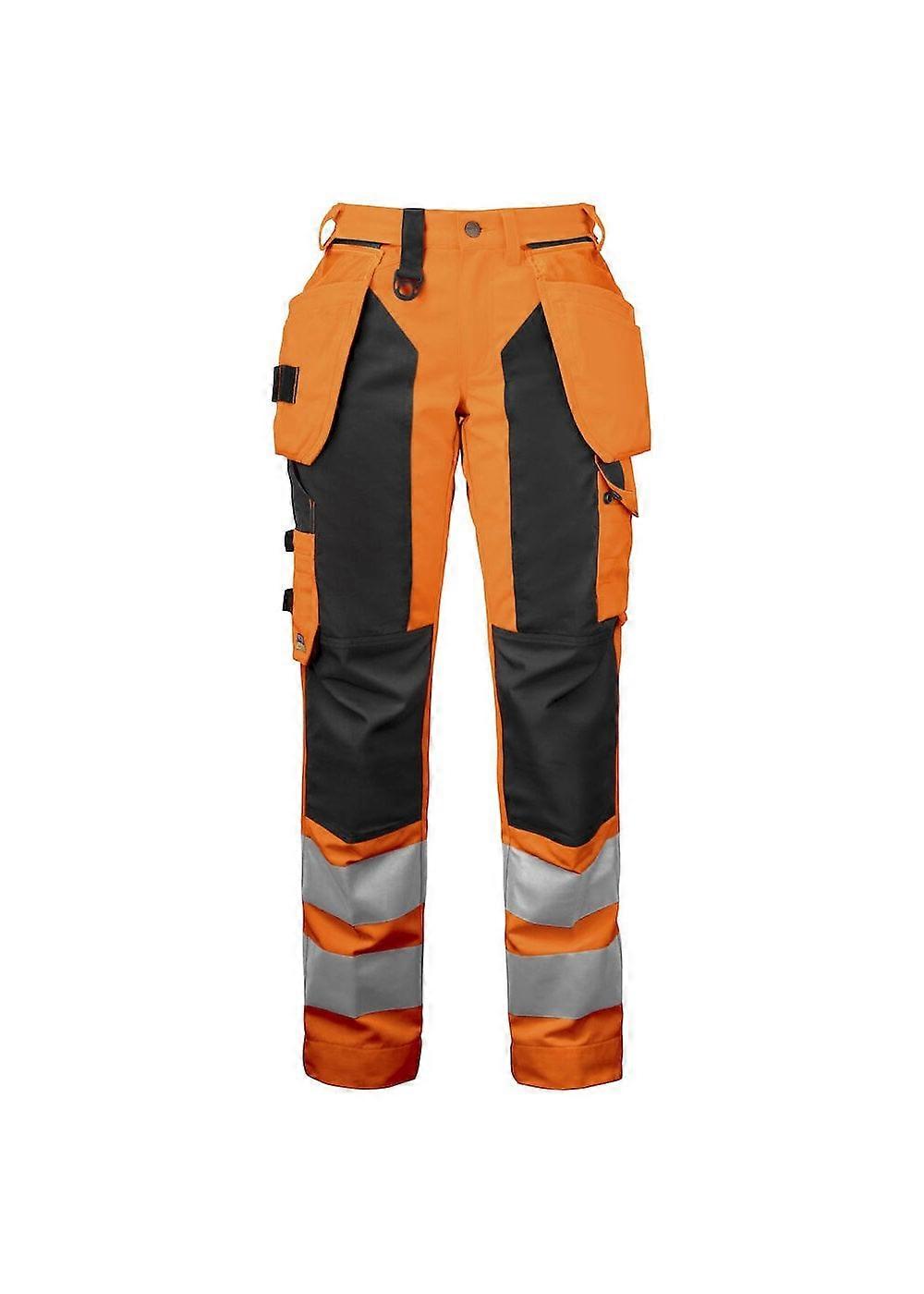 Men's Projob Womens Hi Visibility Waistpants EN ISO 20471 Class 2 646519