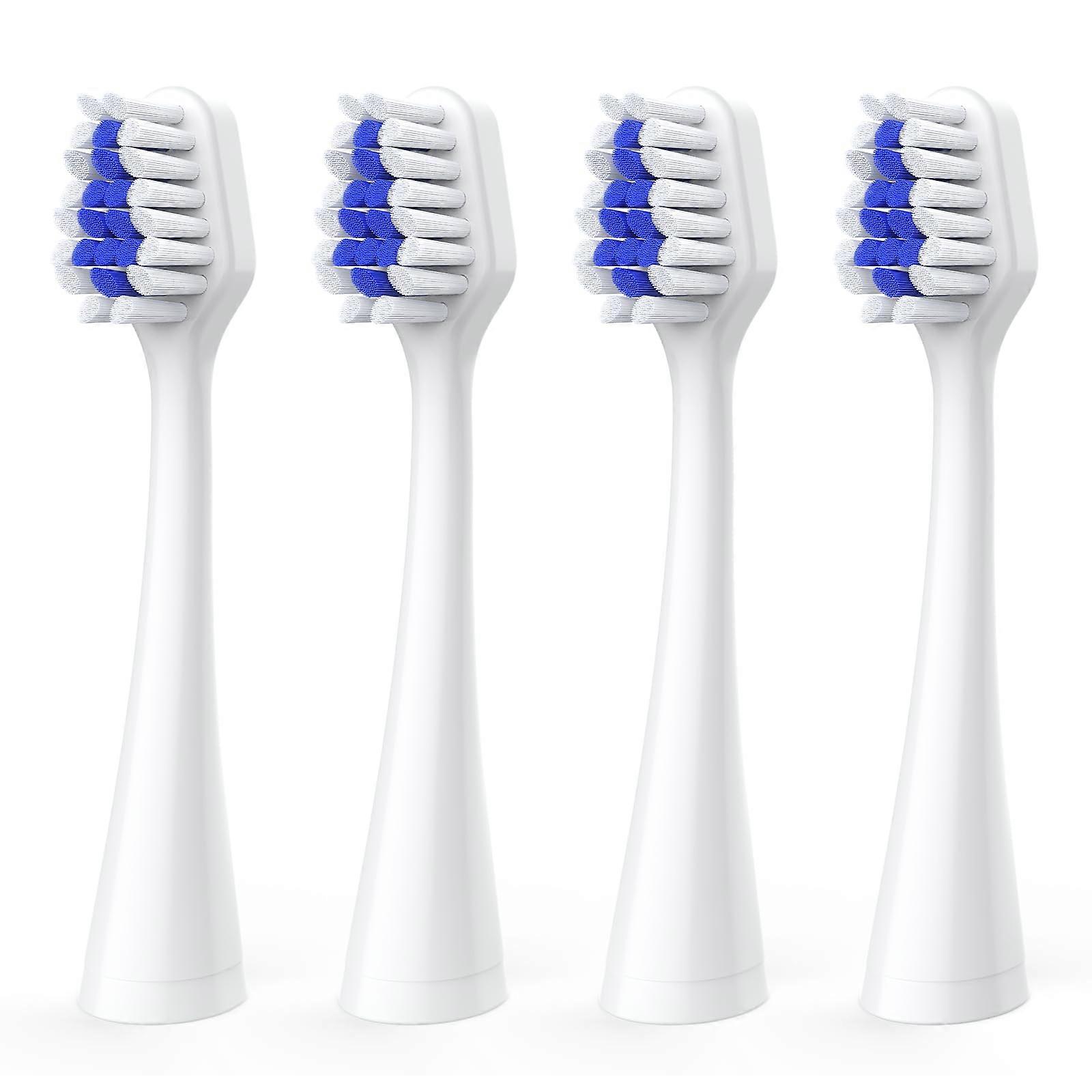 Toothbrush Heads for Waterpik Complete Care 5.0 White 4-Pack Replacement