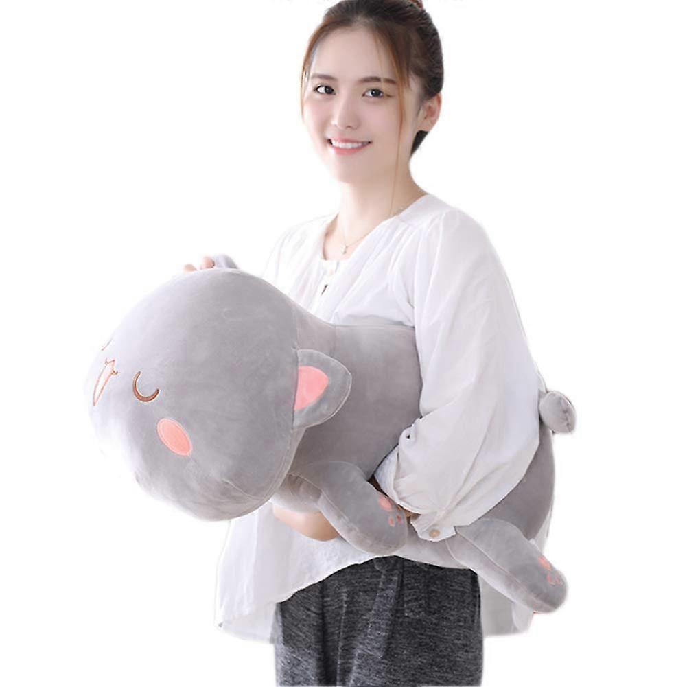Soft Cat Plush Hugging Pillow Gifts for Kids 25.5"