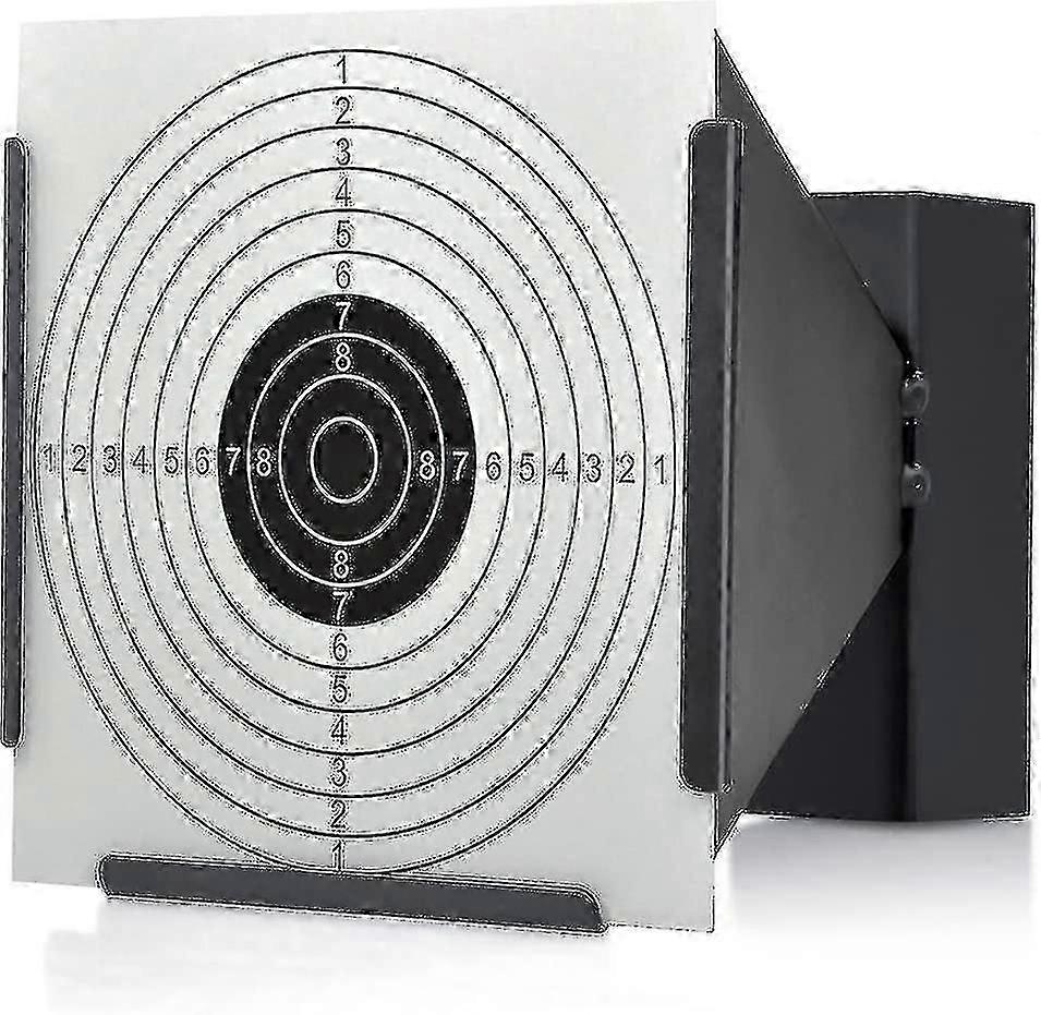 14 x 14cm kohdejalusta + 100 kohdetta ilmapellettiloukku airsoft-kivääri musta suppilo chumian