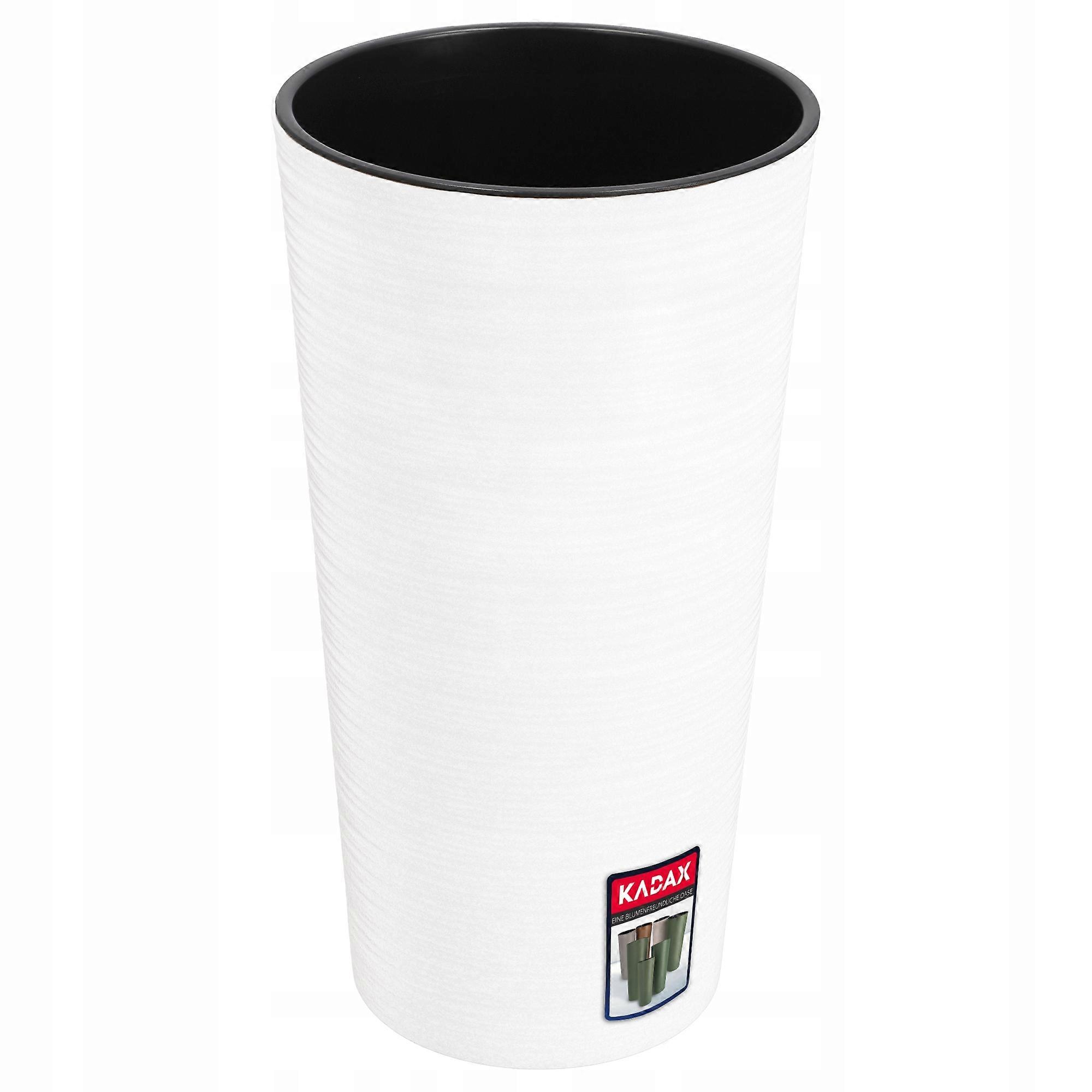 KADAX Blumentopf Abdeckung Bio Weiß 30cm