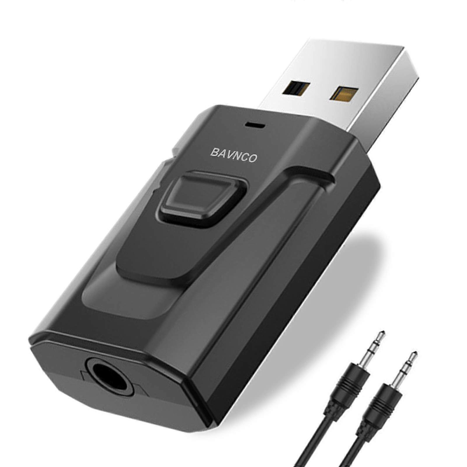 Bluetooth Receiver Adapter, Bluetooth 5.0 Receiver Stereo Hands Free Vehicle Kits