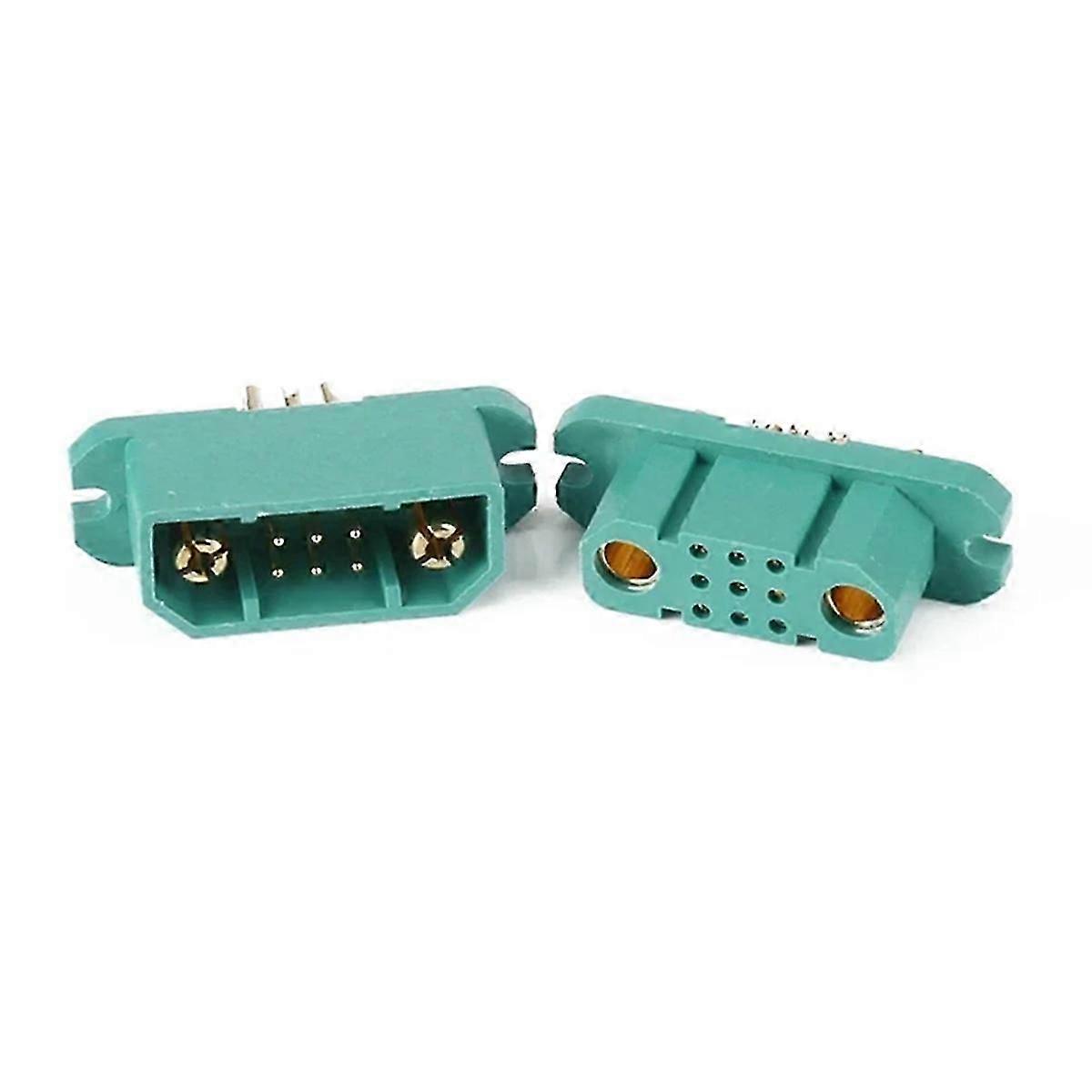 Conector VTOL MPX 9 + 2 com Power Male Female Portable Dual Power Fixed Wing Quick Release Plug para RC UAV Aircraft