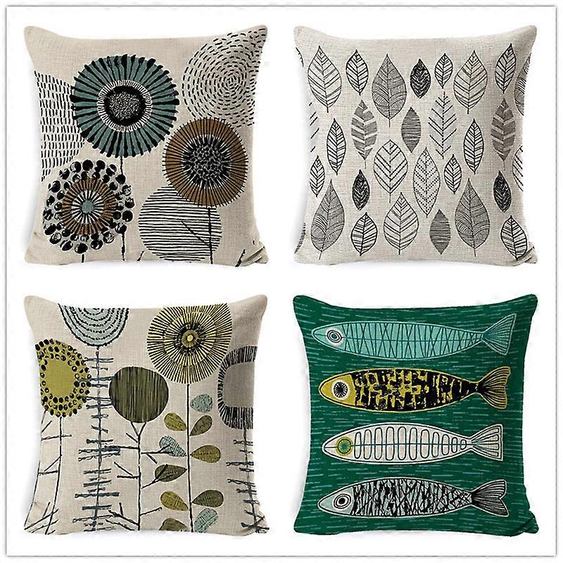 FFY Sofa cushion pillowcase linen simple home cushion pillowcase 20020905 8