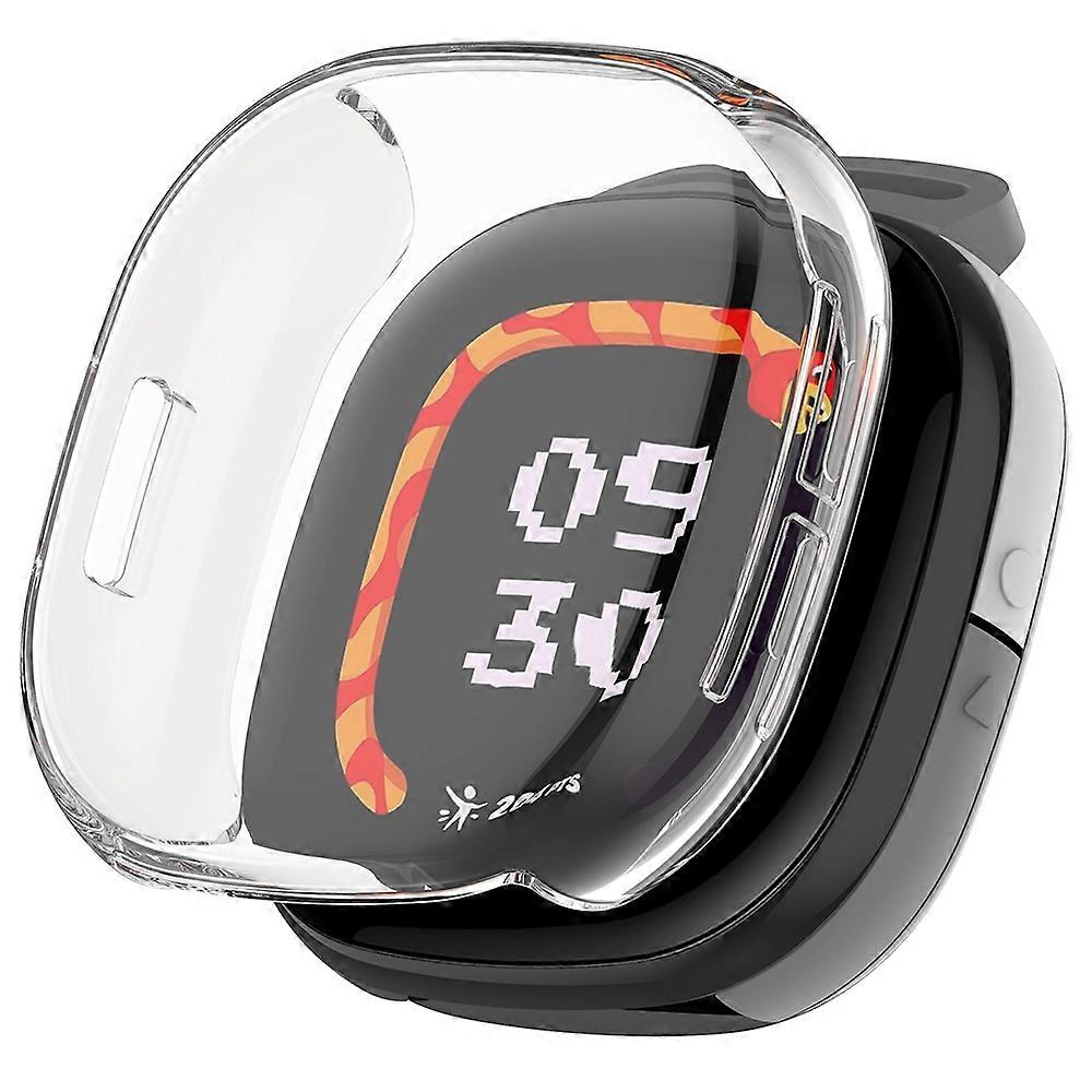 For Fitbit Ace LTE Full Coverage TPU Electroplated Watch Soft Case