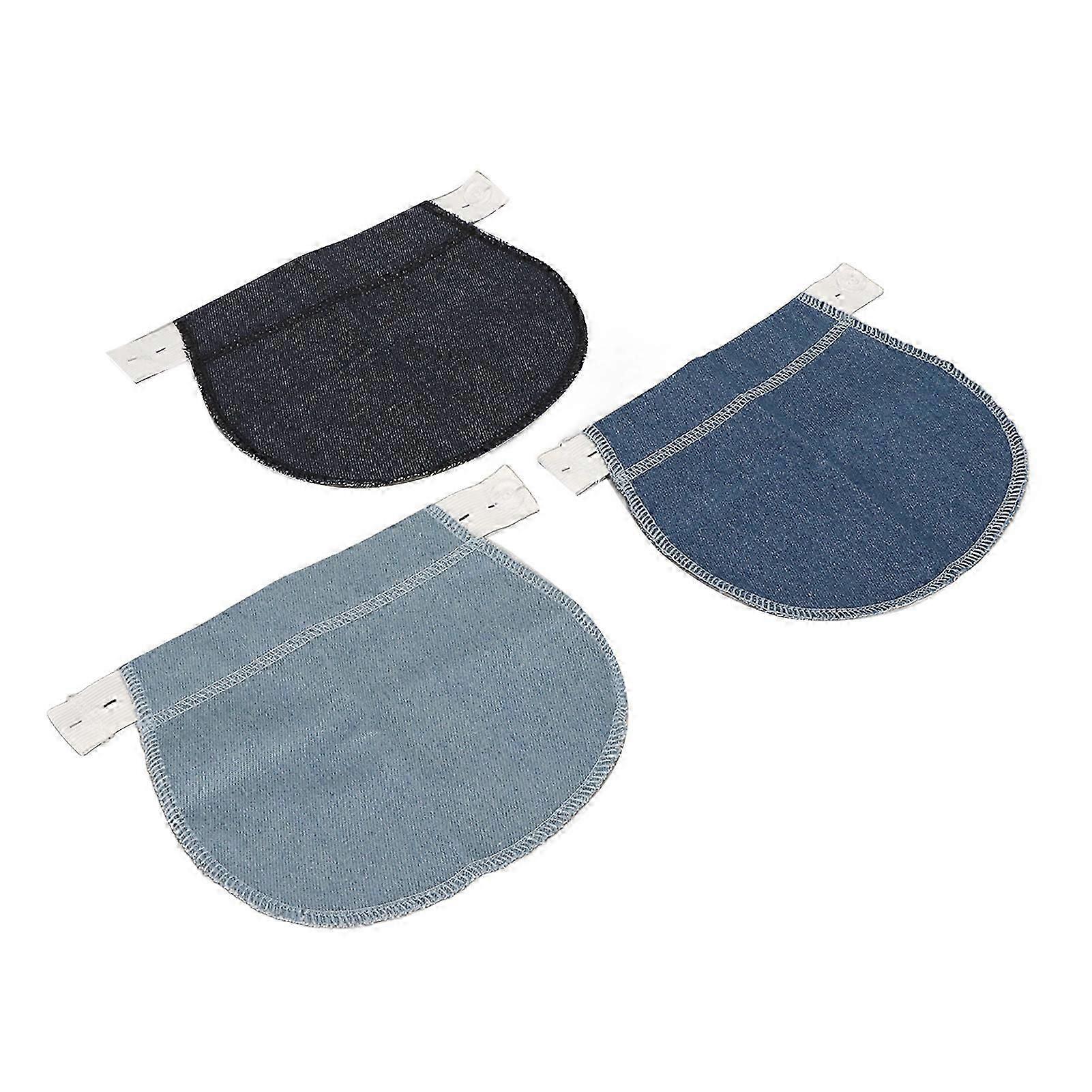 3pcs Maternity Pants Extender Professional Portable Adjustable Soft Elastic Pregnancy Waistband Extender