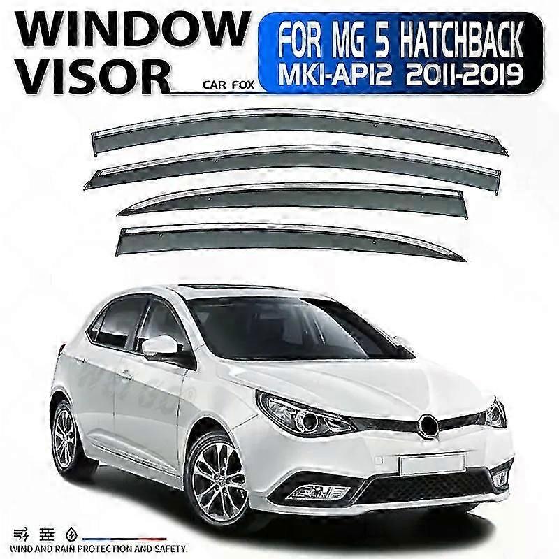 Ισχύει για: Για Mg5 Mk1 Ap12 2011-2019 Χάτσμπακ Γείσο παραθύρων Εξαερισμός Αποχρώσεις Ventvisor Ανεμοθραύστες Γείσα Γείσο βροχής