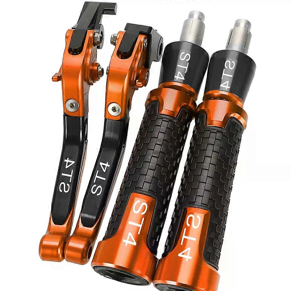 Applies to FOR DUCATI ST4 ST4S ST4ABS 2004 2005 2006 Motorcycle Adjustable Folding Brake Clutch Levers Hand Grips Handlebar End ST4 S ABS