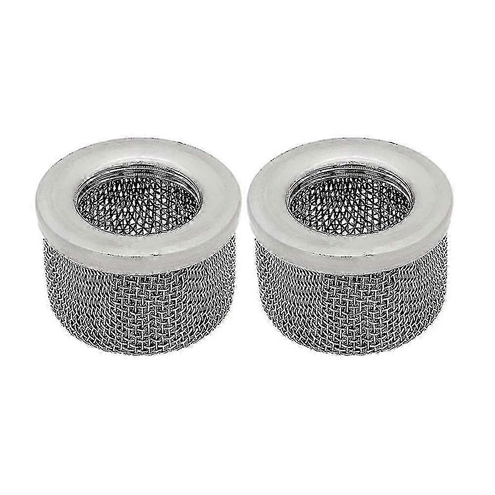 2pcs 181072 Inlet Filter 1inch Npt Thread Double Screen For 695 795 1095 1595 3900 5900 Airless Paint Sprayer Replace