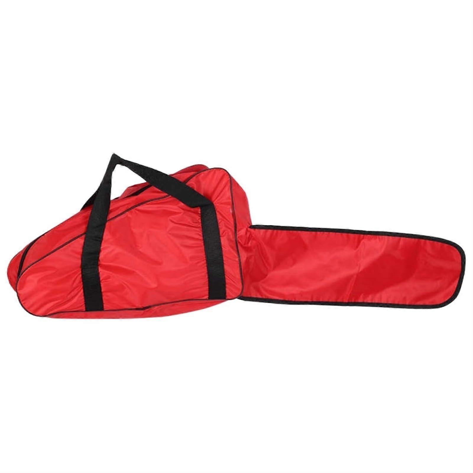 Portable Chainsaw Bag for 12in 14in 16in Chainsaws, Oxford Fabric Carrying Case with Storage Pockets