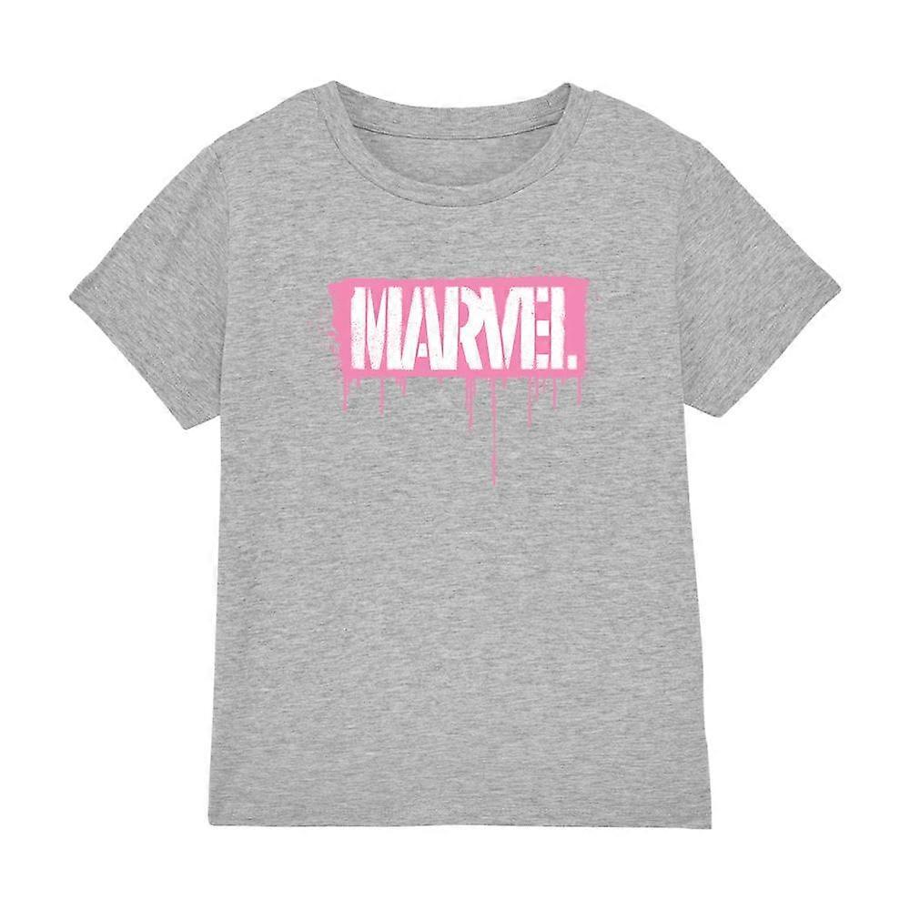 Marvel Barn/Barn Maling Drypp T-skjorte